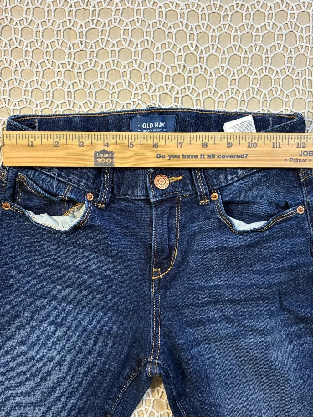 Old Navy Girl’s 12 Regular Indigo Flare Jeans Bootcut